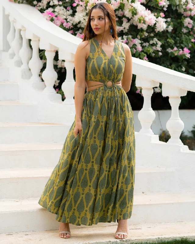 Debbaco Print Maxi Dress