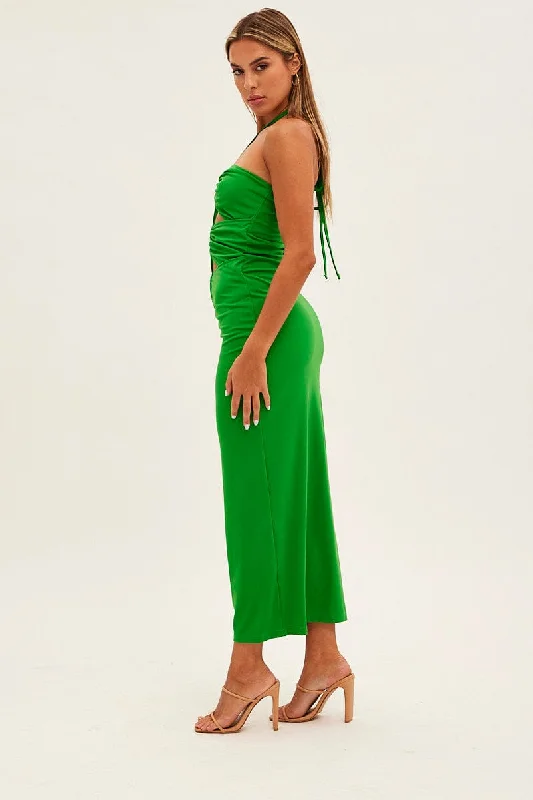 Green Party Bodycon Dress