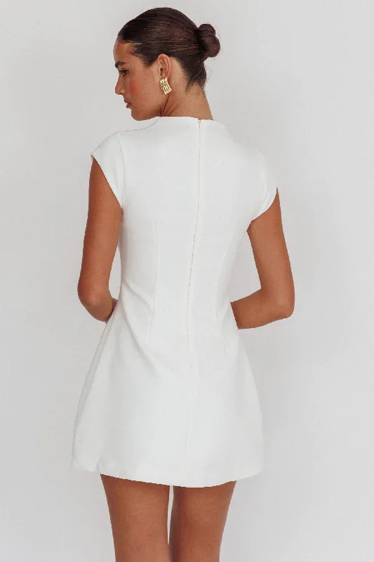 aristos-cap-sleeve-mini-dress-white