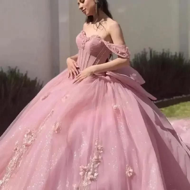 pink-long-train-quinceanera-dress-2024-off-shoulder-birthday-party-ball-gown-sweet-15-16-vestidos-de-15-anos-quinceaneras-miss