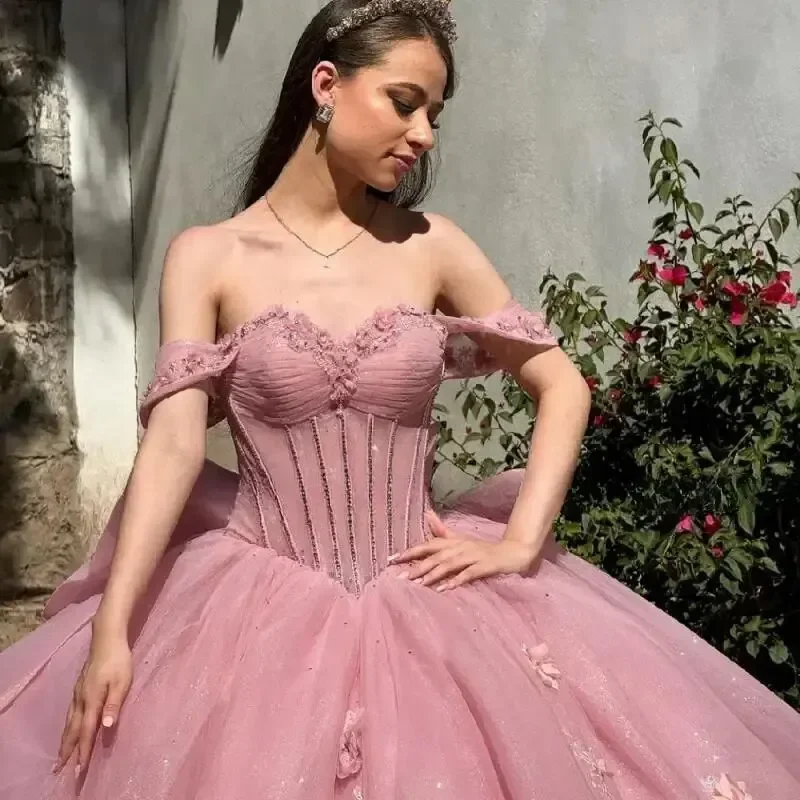 pink-long-train-quinceanera-dress-2024-off-shoulder-birthday-party-ball-gown-sweet-15-16-vestidos-de-15-anos-quinceaneras-miss