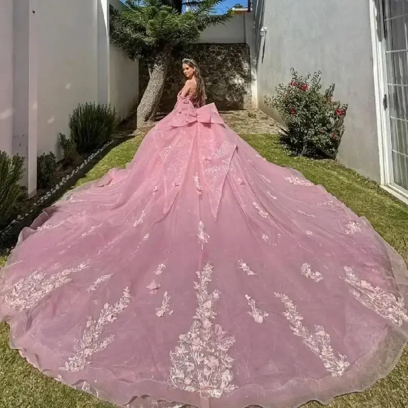 pink-long-train-quinceanera-dress-2024-off-shoulder-birthday-party-ball-gown-sweet-15-16-vestidos-de-15-anos-quinceaneras-miss