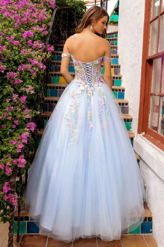 spring-off-shoulder-ball-gown-vestido-de-novia-flower-lace-evening-dress-baby-blue-corset-maxi-prom-dress-2024